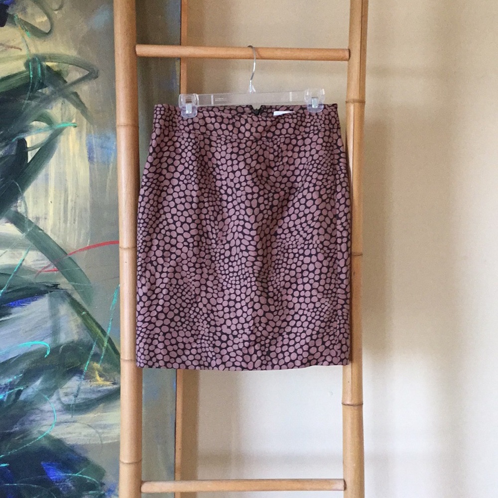 LOFT Animal Print Skirt